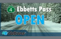 Highway 4 Ebbetts Pass reopened—Caltrans graphic