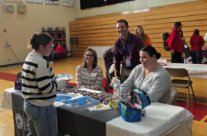 CCSOS Superintendent Jared Hungerford at the Calaveras High School College and Career Fair