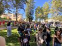 Sonora Golden Regiment Band and Cheer performing
