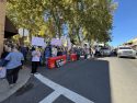 No Kings protest in Courthouse Park in Sonora -- Photo taken by Tracey Petersen