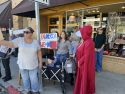 No Kings protest in Courthouse Park in Sonora -- Photo taken by Tracey Petersen
