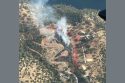 Jackson Fire burning near Jacksonville Road in the Jamestown area of Tuolumne County—CAL Fire TCU photo