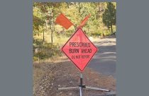 Prescribed burn sign