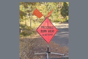 Prescribed burn sign