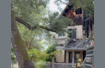 Residential structure fire in Pine Grove in Amador County—AFD photo