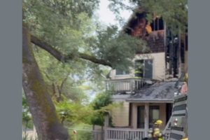 Residential structure fire in Pine Grove in Amador County—AFD photo