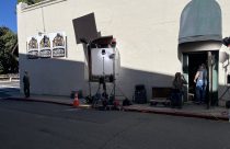 The romance movie "I've Got You" being filmed at the Thirsty Prospector in downtown Sonora -- Photo taken by Tracey Petersen