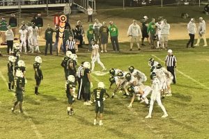 Sonora defeats Hilmar in a close high school football game—Zeb Drivdahl