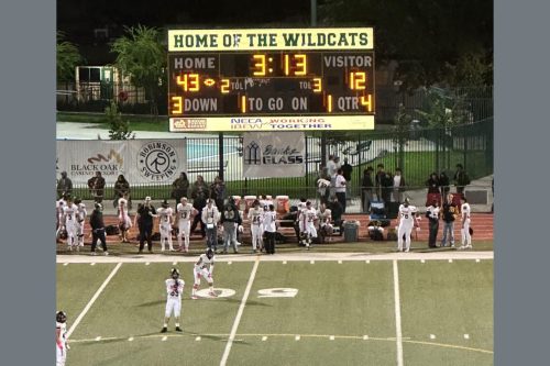 Sonora wins their homecoming game against Hughson -- Photo by Nick Stuart