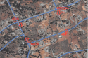CCWD road closure map for water line replacements in the Valley Springs area of Calaveras County