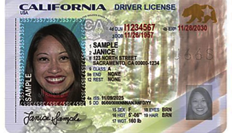 Newly designed CA Driver's License
