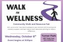 Walk For Wellness flyer