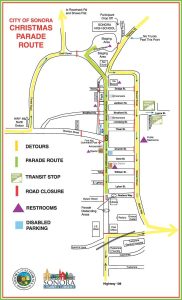 SPD street closures and "no parking" map