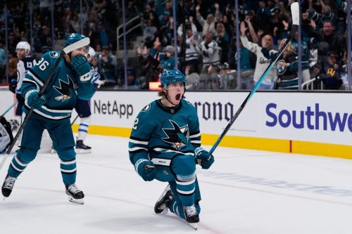 APTOPIX Jets Sharks Hockey