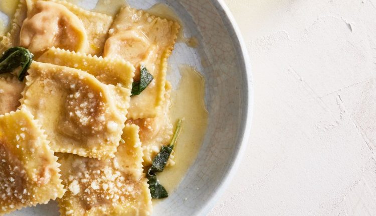 Food-Bastianich-Pumpkin Ravioli