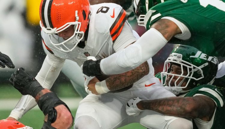 APTOPIX Browns Jets Football