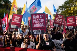Portugal Labour Reform Protest
