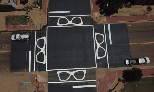 Buddy Holly Crosswalk-Removal