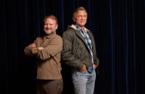 Daniel Craig and Rian Johnson Portrait Session