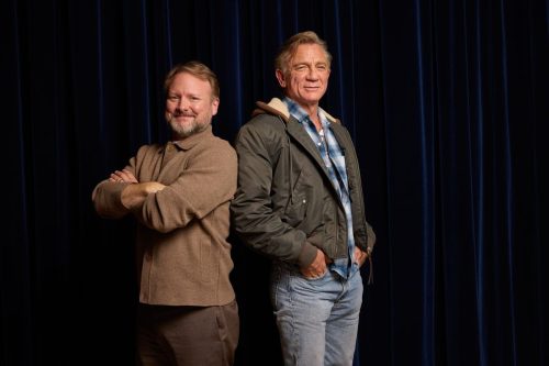 Daniel Craig and Rian Johnson Portrait Session