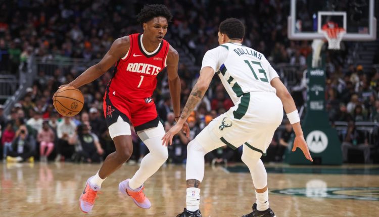 Rockets Bucks Basketball