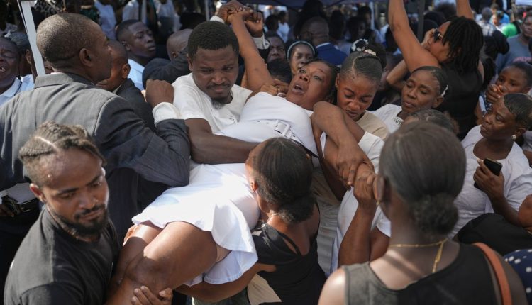 Haiti Extreme Weather Funeral