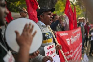 India Labor Protest