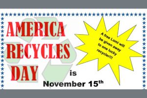 America Recycles Day flyer