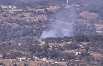 Blake Fire burning in Valley Springs area of Calaveras County -- PG&E map
