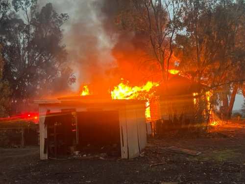 Abandoned House Fire in Wallace