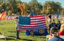 Local scouts take part in the Field of Honor Opening Ceremony - TCSO Image