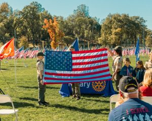 Local scouts take part in the Field of Honor Opening Ceremony - TCSO Image