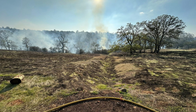 Vegetation Fire - Calaveras Consolidated Fire Archive Image