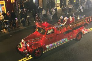 42nd Annual Historic Downtown Christmas Parade with Santa and Mrs. Claus ringing in the holiday season -- Photo: Tracey Petersen