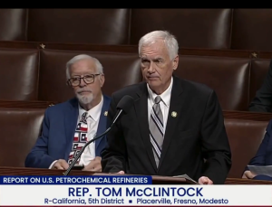 Congressman Tom McClintock speaks about the REFINER Act