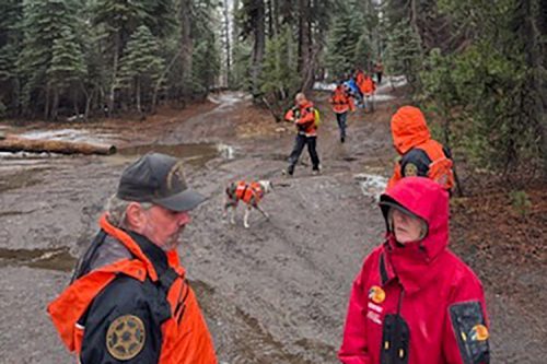SAR team searching for lost hunter near Mud Lake—ACSO—photo