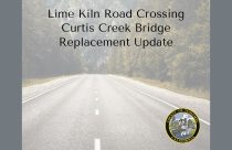 Tuolumne County Public Works suspend work on the bridge crossing Curtis Creek—TCPW graphic