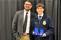 FFA Chapter Advisor Jackson Sawyer and Peyton Heermance