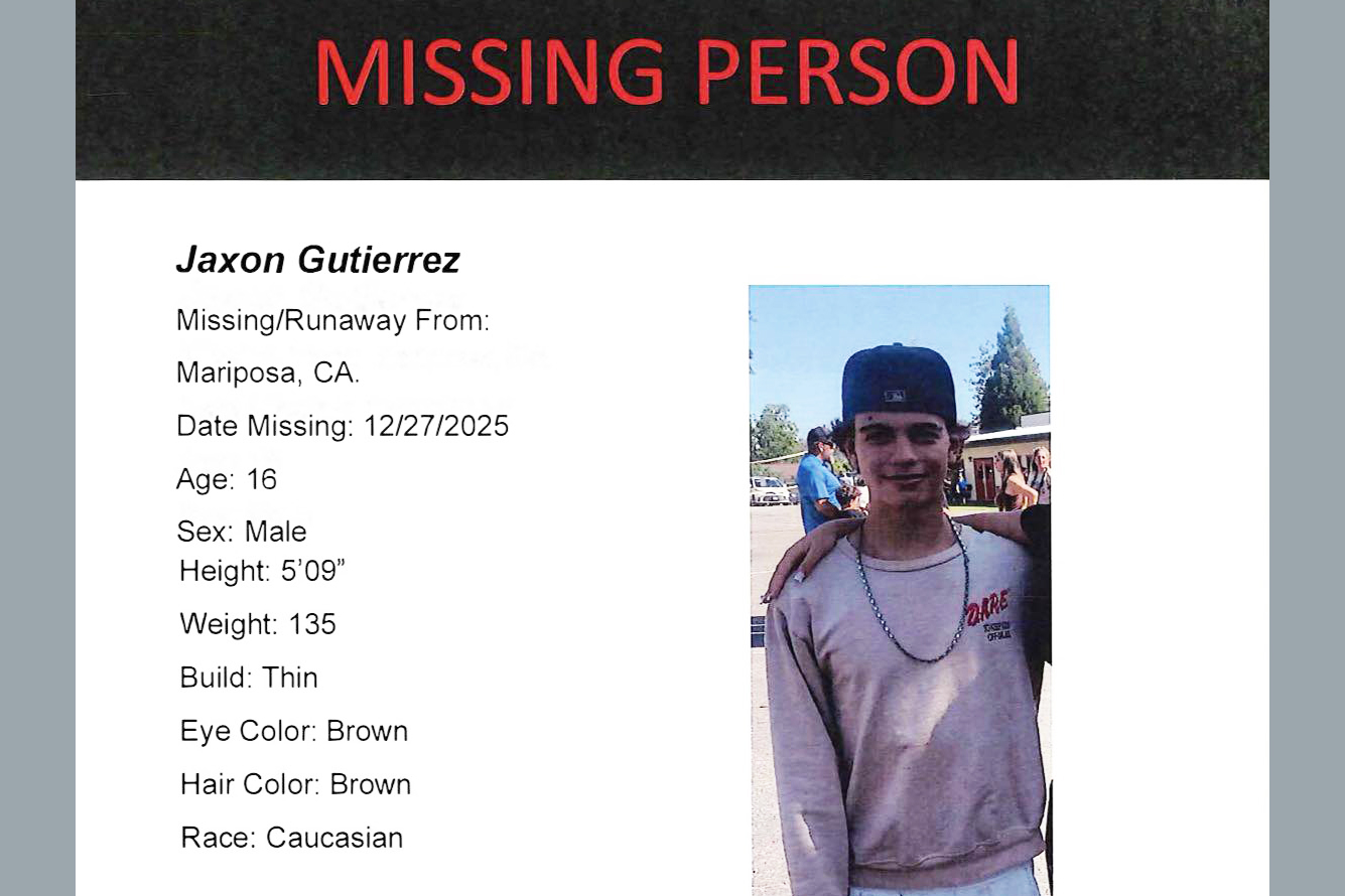 Missing/Runaway Mariposa County Teen Found