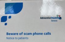 AHS notice to patients posted in exam rooms—AHS notice