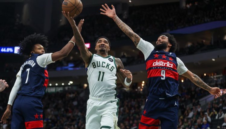 Wizards Bucks Basketball