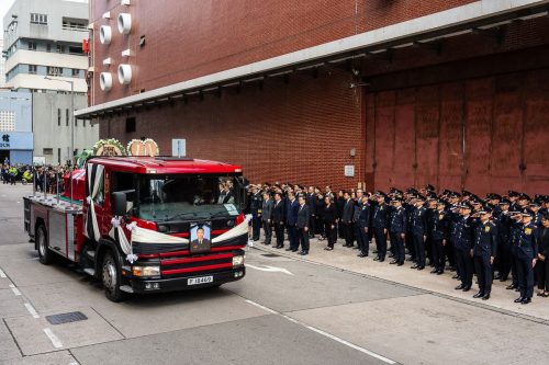 Hong Kong Firefighter Funeral
