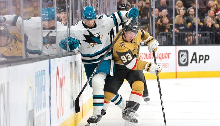Sharks Golden Knights Hockey
