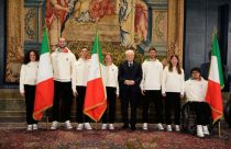 Italy Olympic Flag Bearers