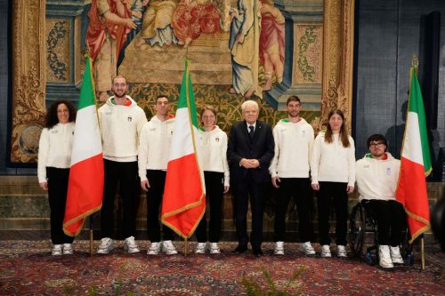 Italy Olympic Flag Bearers