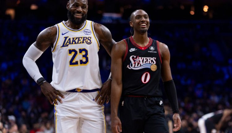 Lakers 76ers Basketball