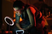 Mexico Musician Fiery Ritual