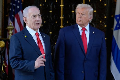 APTOPIX Trump Netanyahu