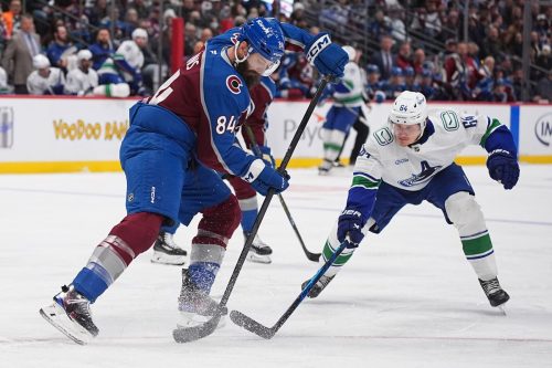 Canucks Avalanche Hockey