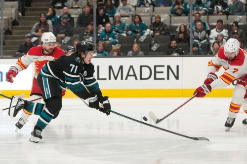Flames Sharks Hockey